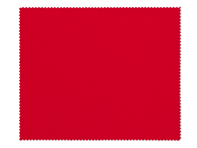 Paño de limpieza para gafas - rojo 