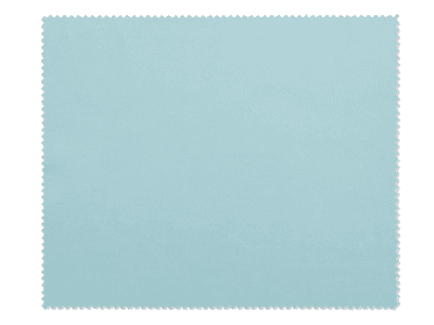 Paño de limpieza para gafas - azul claro