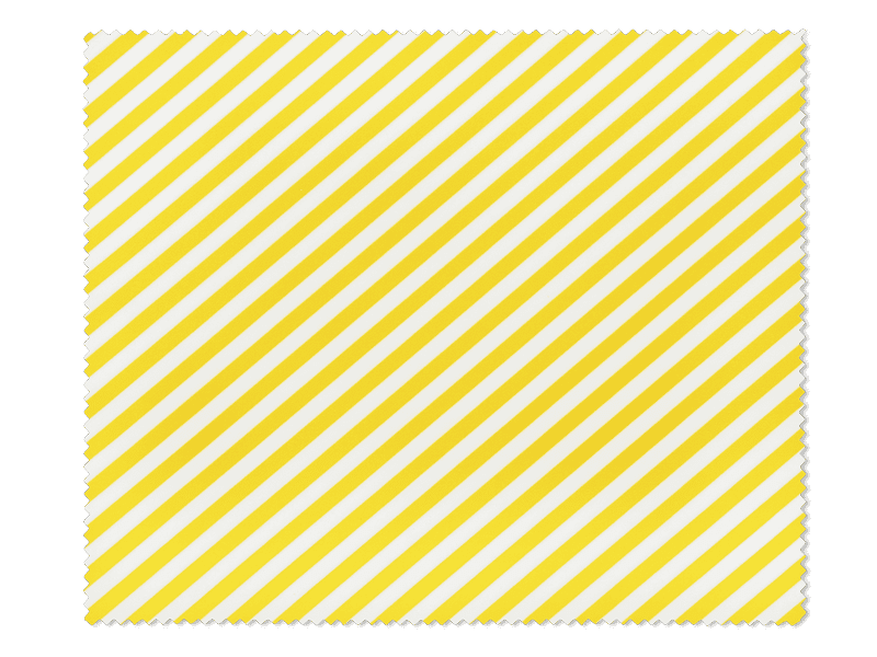 Paño de limpieza para gafas - rayas amarillas 