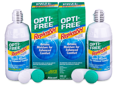 Líquido OPTI-FREE RepleniSH 2 x 300 ml - Economy duo pack- solution