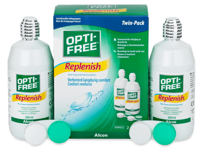 Líquido OPTI-FREE RepleniSH 2 x 300 ml - Economy duo pack- solution