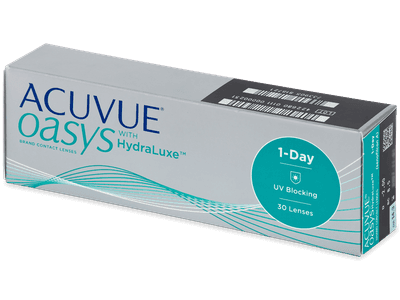 Acuvue Oasys 1-Day with Hydraluxe (30 lentillas) - Lentillas diarias desechables