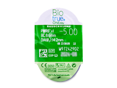 Biotrue ONEday (90 lentillas) - Previsualización del blister