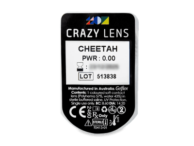 CRAZY LENS - Cheetah - Diarias sin graduación (2 Lentillas) - Previsualización del blister