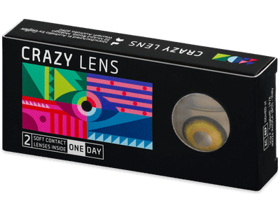 CRAZY LENS - Midnight Sun - Diarias sin graduación (2 Lentillas)