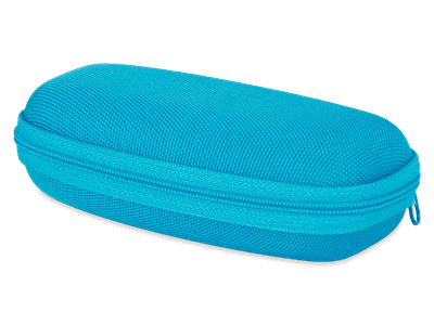 Estuche para gafas de niño con cremallera - azul