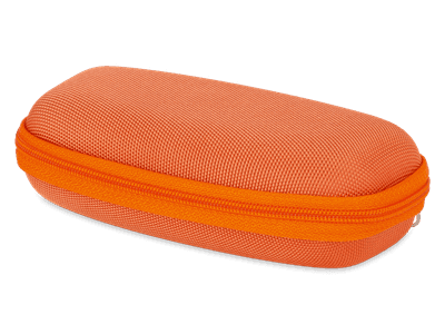 Estuche para gafas de niño con cremallera - naranja