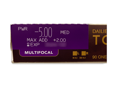 Dailies TOTAL1 Multifocal (90 lentillas) - Previsualización de atributos