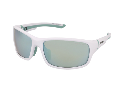Gafas de sol Alpina Lyron S White Matt Pistachio/Emerald Mirror 