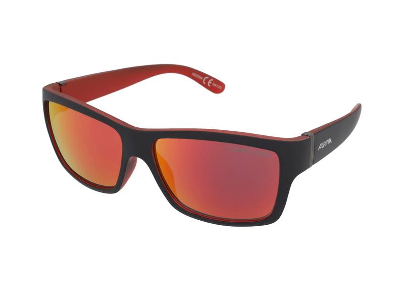 Gafas de sol Alpina Kacey Black Matt Red/Red Mirror 