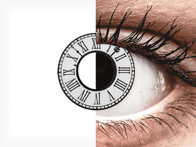 CRAZY LENS - Clock - Diarias sin graduación (2 Lentillas)