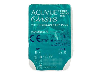 Acuvue Oasys (6 Lentillas) - Previsualización del blister