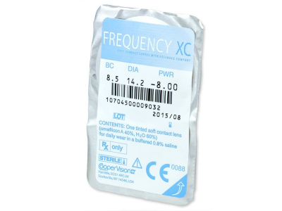 FREQUENCY XC (6 Lentillas) - Previsualización del blister