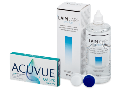 Acuvue Oasys Multifocal (6 Lentillas) + Laim Care 400 ml