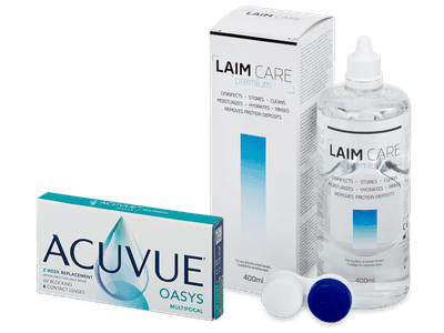 Acuvue Oasys Multifocal (6 Lentillas) + Laim Care 400 ml