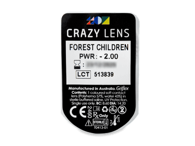 CRAZY LENS - Forest Children - Diarias Graduadas (2 Lentillas) - Previsualización del blister