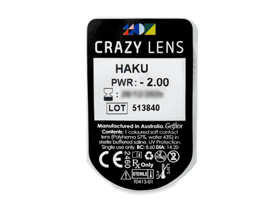 CRAZY LENS - Haku - Diarias Graduadas (2 Lentillas) - Previsualización del blister