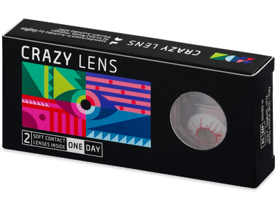 CRAZY LENS - Red Viper - Diarias Graduadas (2 Lentillas)