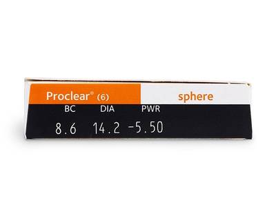 Proclear Sphere (6 Lentillas) - Previsualización de atributos