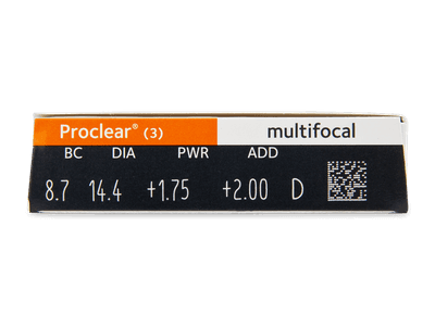 Proclear Multifocal (3 Lentillas) - Previsualización de atributos