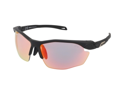 Gafas de sol Alpina Twist Five HR QVM+ Black Matt/Rainbow Mirror 