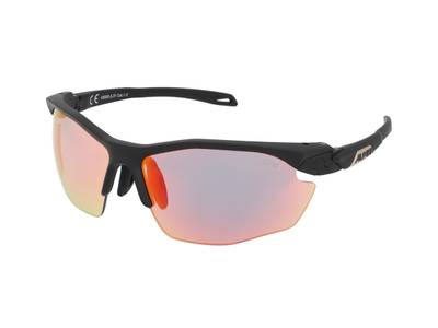 Gafas de sol Alpina Twist Five HR QVM+ Black Matt/Rainbow Mirror