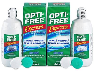 Líquido OPTI-FREE Express 2 x 355 ml  - Diseño antiguo