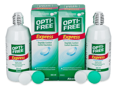 Líquido OPTI-FREE Express 2 x 355 ml - Pack ahorro - solución doble