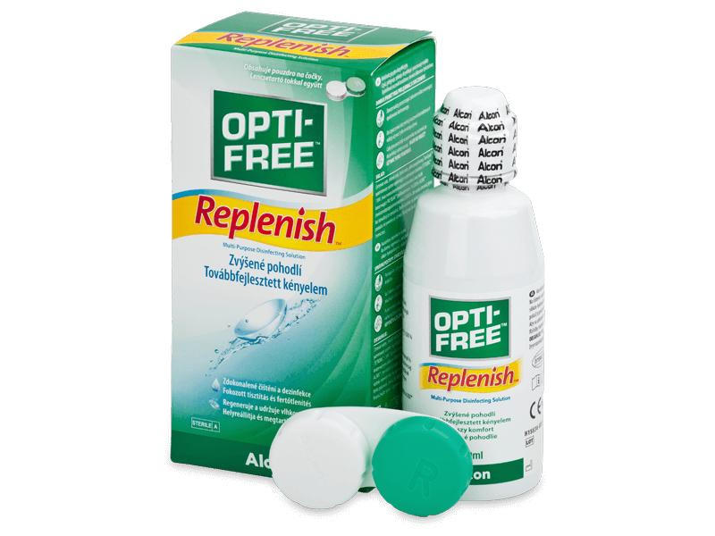 Líquido OPTI-FREE RepleniSH 120 ml  - líquido de limpieza