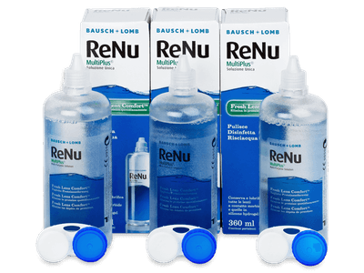 Líquido ReNu MultiPlus 3 x 360 ml - Pack ahorro - solución triple