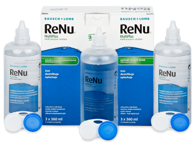 Líquido ReNu MultiPlus 3 x 360 ml - Pack ahorro - solución triple