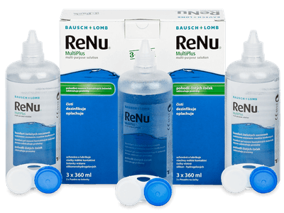 Líquido ReNu MultiPlus 3 x 360 ml - Pack ahorro - solución triple