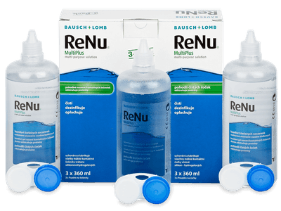 Líquido ReNu MultiPlus 3 x 360 ml - Pack ahorro - solución triple