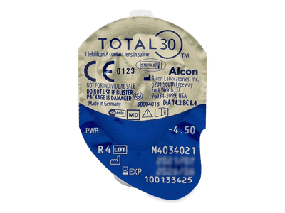 TOTAL30 (6 lentillas) - Previsualización del blister