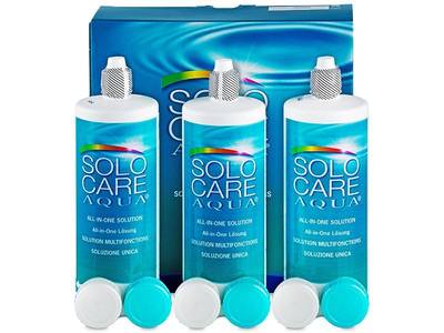 Líquido SoloCare Aqua 3 x 360 ml - Diseño antiguo