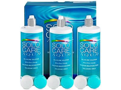 Líquido SoloCare Aqua 3 x 360 ml - Diseño antiguo