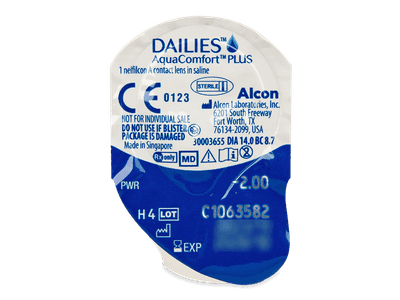 Dailies AquaComfort Plus (30 Lentillas) - Previsualización del blister