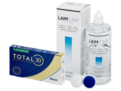 TOTAL30 for Astigmatism (3 Lentillas) + Laim Care 400 ml