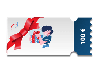 Cupón de regalo con un valor de 100 €