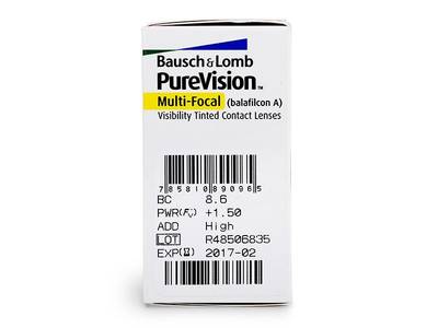 PureVision Multi-Focal (6 Lentillas) - Previsualización de atributos