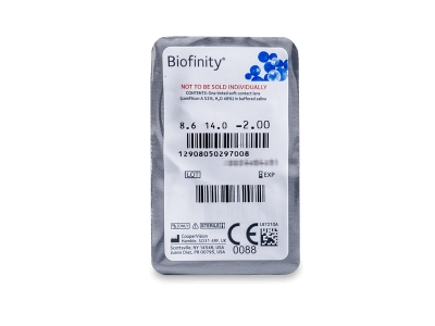 Biofinity (6 Lentillas) - Previsualización del blister