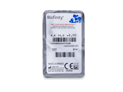 Biofinity (6 Lentillas) - Previsualización del blister