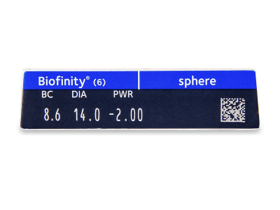 Biofinity (6 Lentillas) - Previsualización de atributos