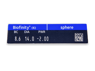 Biofinity (6 Lentillas) - Previsualización de atributos