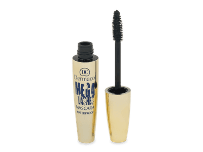 Máscara de pestañas negra Dermacol Mega Lashes Waterproof 12,5 ml