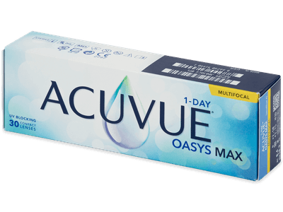 Acuvue Oasys Max 1-Day Multifocal (30 lentillas) - Lentillas multifocales