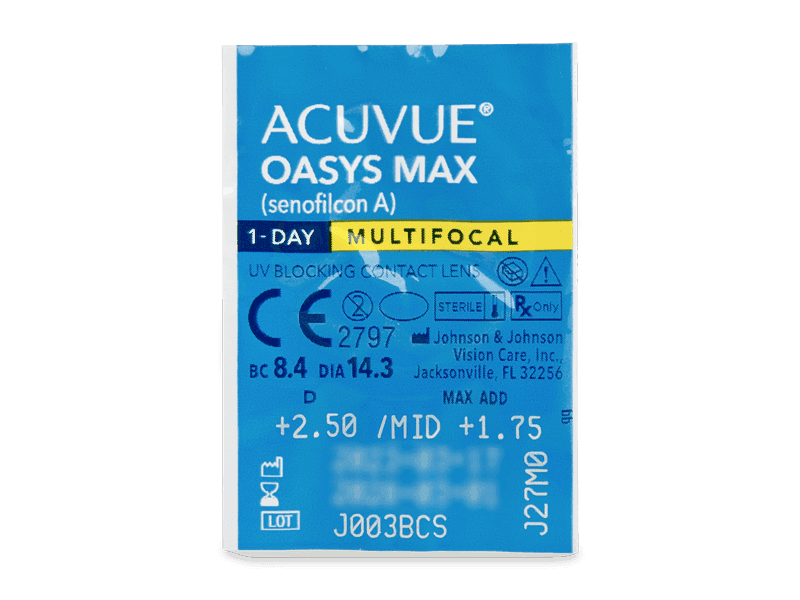 Acuvue Oasys Max Lentillas Diarias Acuvue Acuvue Oasys Max 1-Day