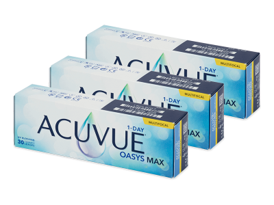 Acuvue Oasys Max 1-Day Multifocal (90 Lentillas) - Lentillas multifocales