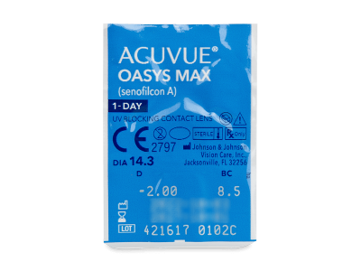 Acuvue Oasys Max 1-Day (90 lentillas) - Previsualización del blister