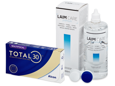 TOTAL30 Multifocal (3 Lentillas) + Laim Care 400 ml